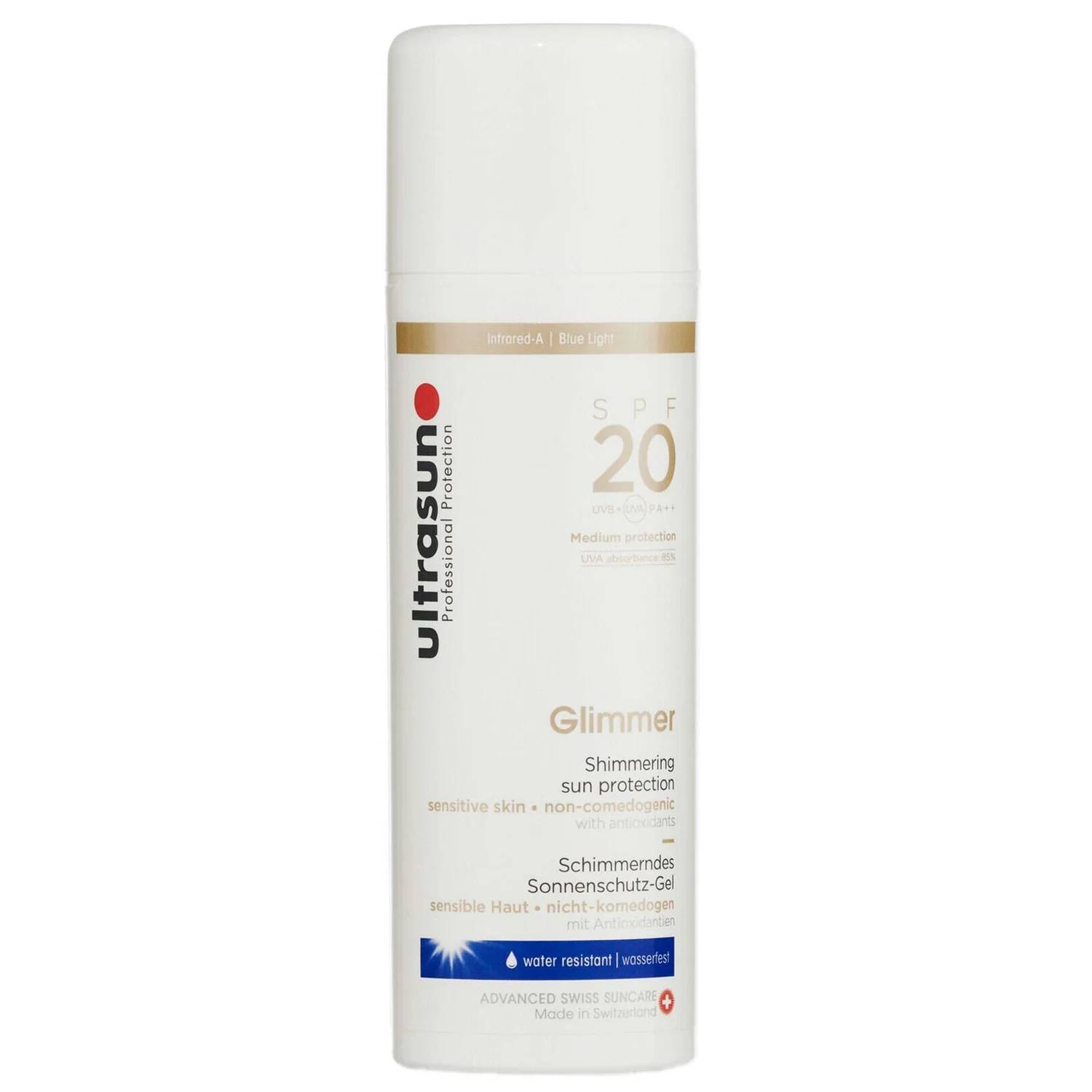 Ultrasun Sun Protection Glimmer Shimmering SPF20 150ml