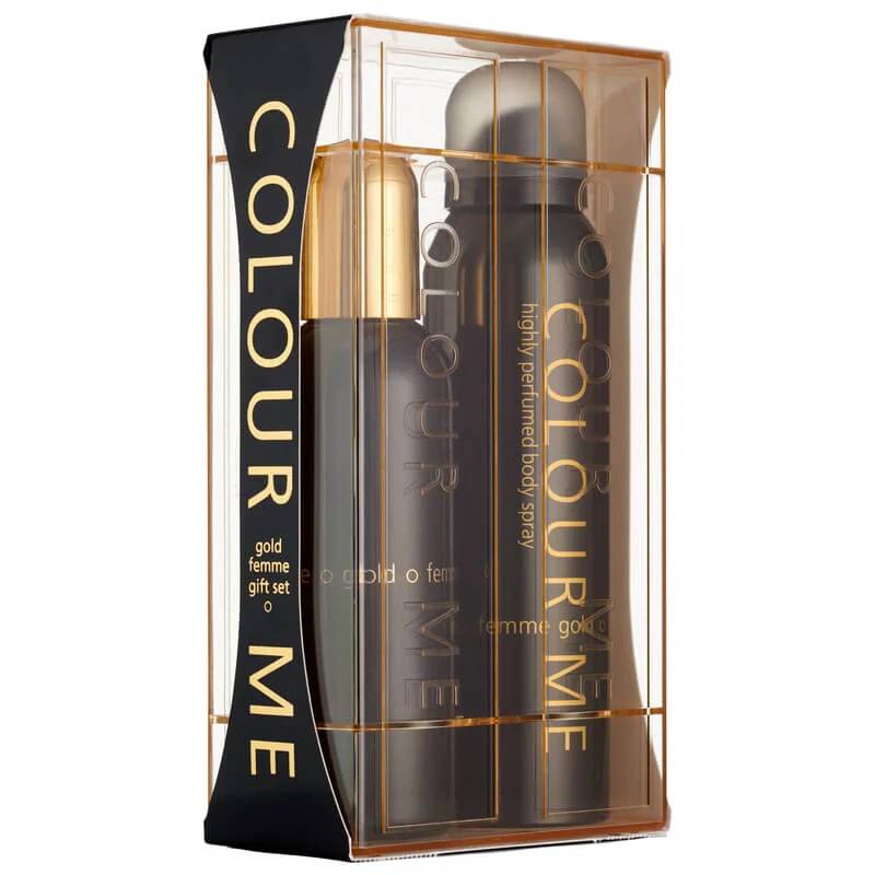 Colour Me Femme Gold Eau de Parfum Spray 100ml Gift Set