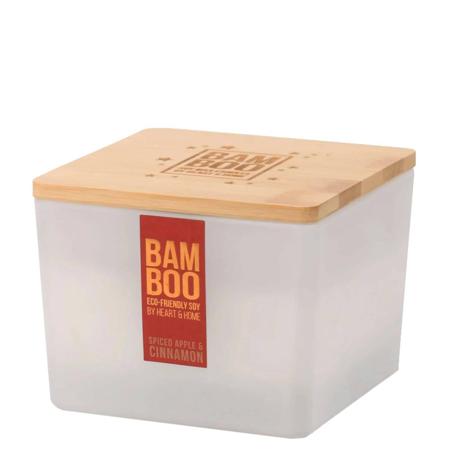 BAMBOO Candle Centrepiece Candle Spiced Apple & Cinnamon 320g