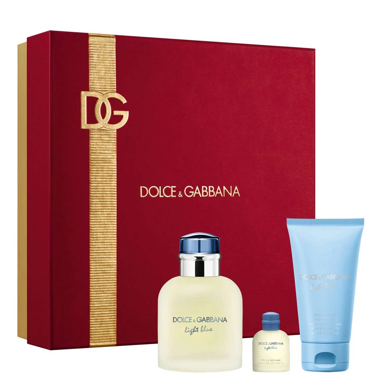 Dolce&Gabbana Light Blue Pour Homme Eau de Toilette Spray 75ml Gift Set