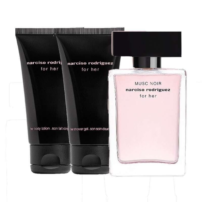 Narciso Rodriguez For Her Musc Noir Eau de Parfum Spray 50ml Gift Set