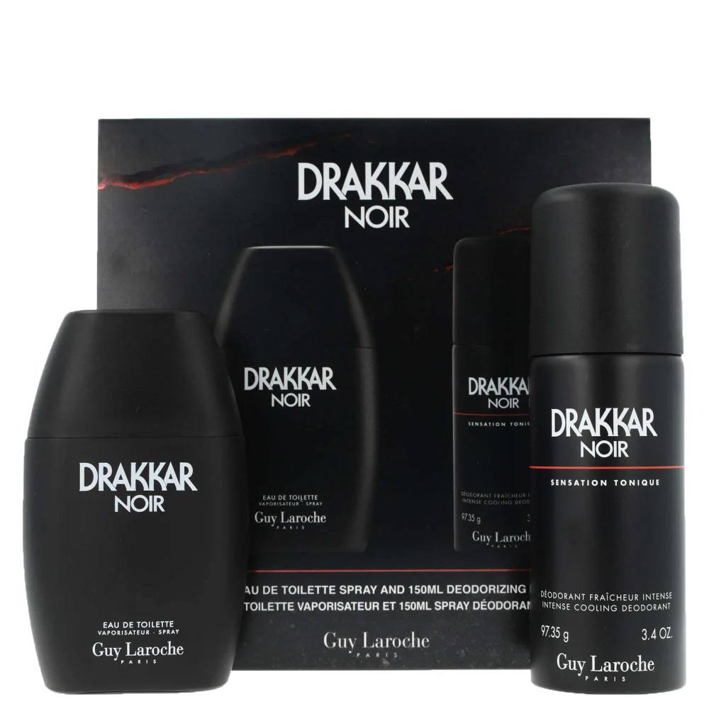 Guy Laroche Drakkar Noir Eau de Toilette Spray 100ml Gift Set