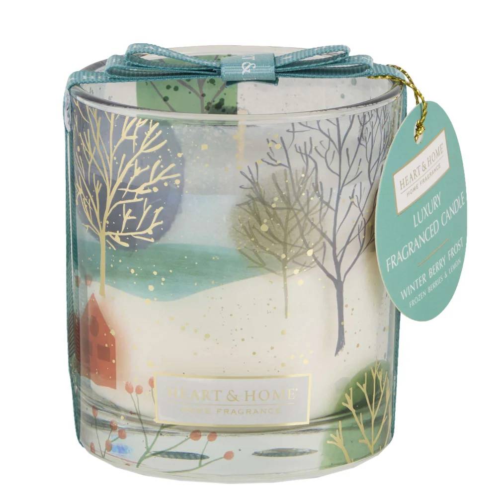 Heart & Home Candles Scene Candle Winter Berry Frost 200g