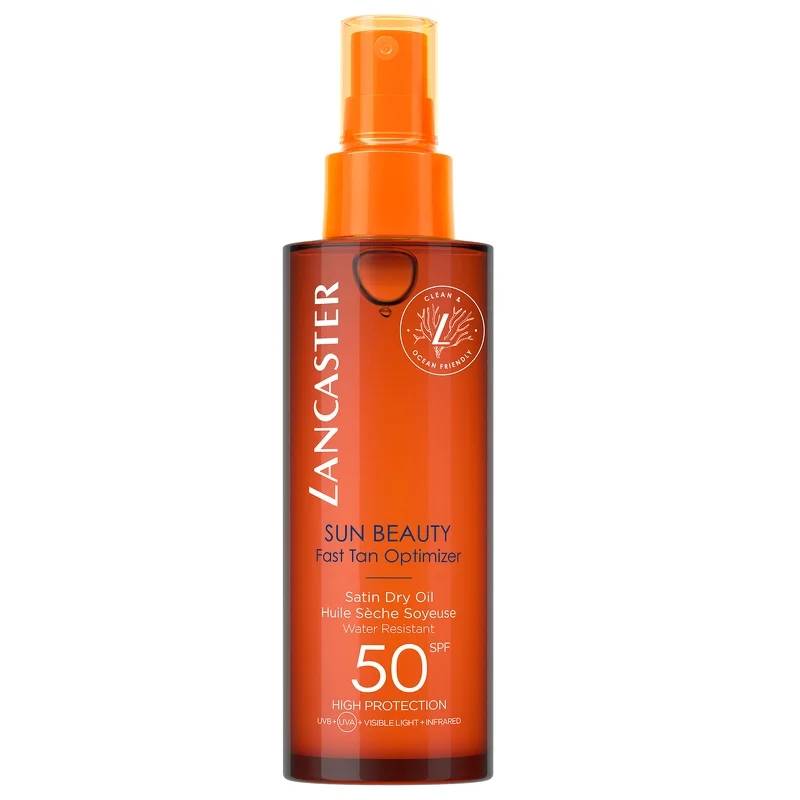 Lancaster Sun Beauty Fast Tan Optimizer Satin Dry Oil SPF50 150ml
