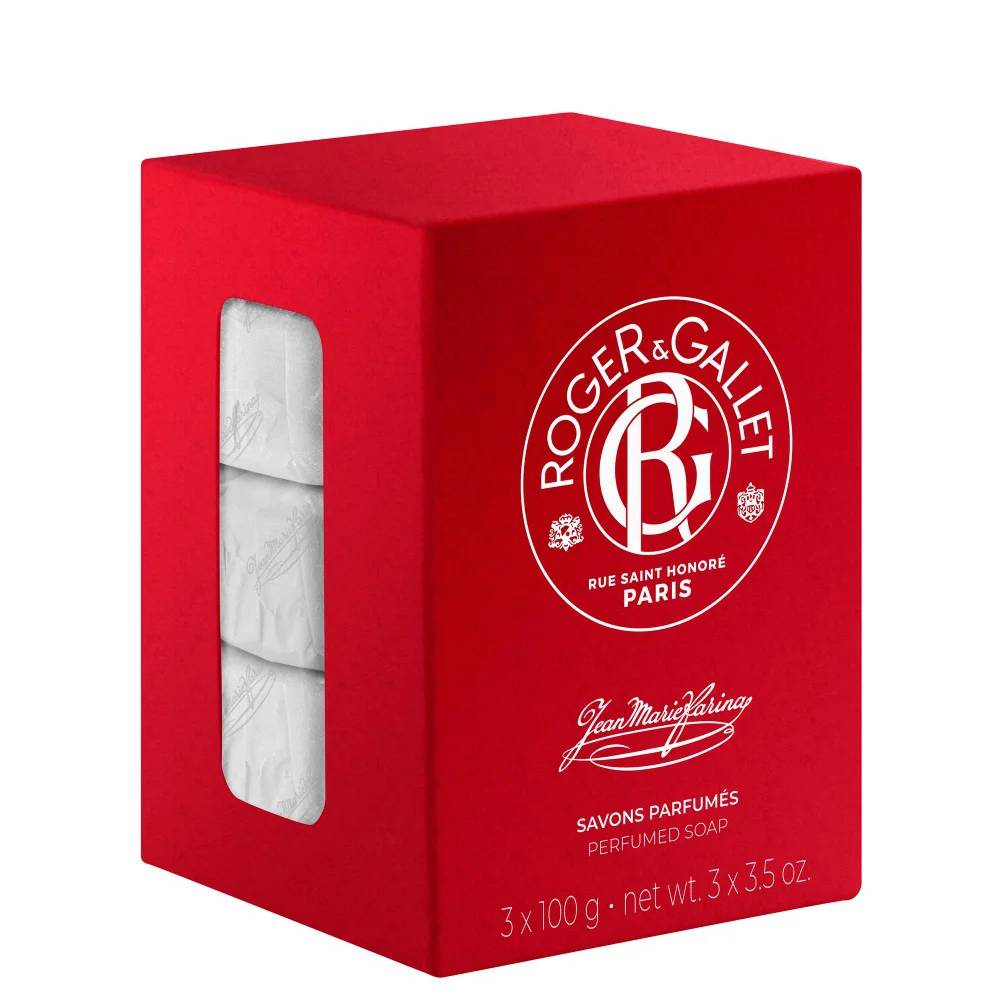 Roger & Gallet Jean-Marie Farina Wellbeing Soaps Coffret 3x100g