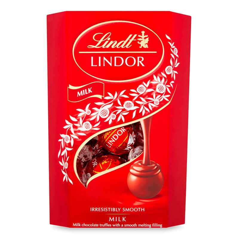 Lindt Lindor Milk Cornet Chocolate Truffles, 200g