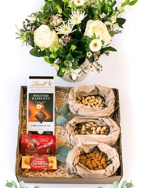With You - Snack and Flower Box