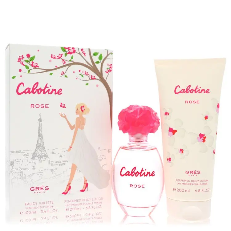 Cabotine Rose By Parfums Gres 100ml Edts 2pc Gift Set Womens Perfume