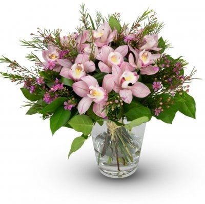 bouquet of GrÃ¢ce orchids (Small 7 blossoms)
