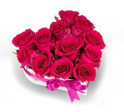 Box of flowers Pink Love (Medium)
