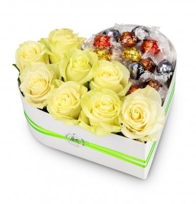 Box of flowers Apat - mix chocolate