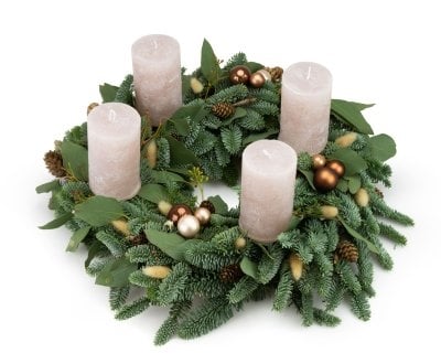 Advent wreath Luxury Bronze