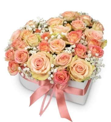 Box of flowers Romance Love (Medium)