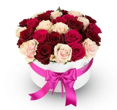 Box of flowers Dolce rosa (Small)