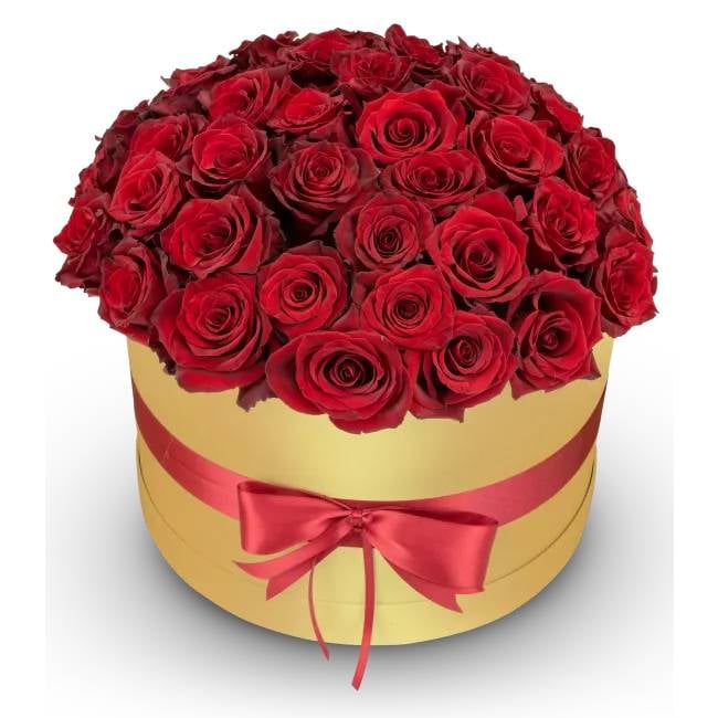 Box of flowers – Gold Casidy (Small)
