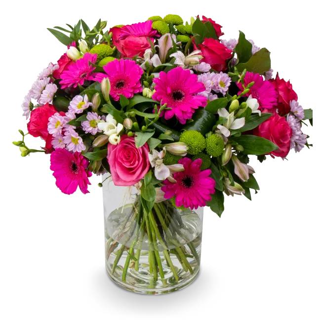 Bouquet of pink flowers – Flora (Small)