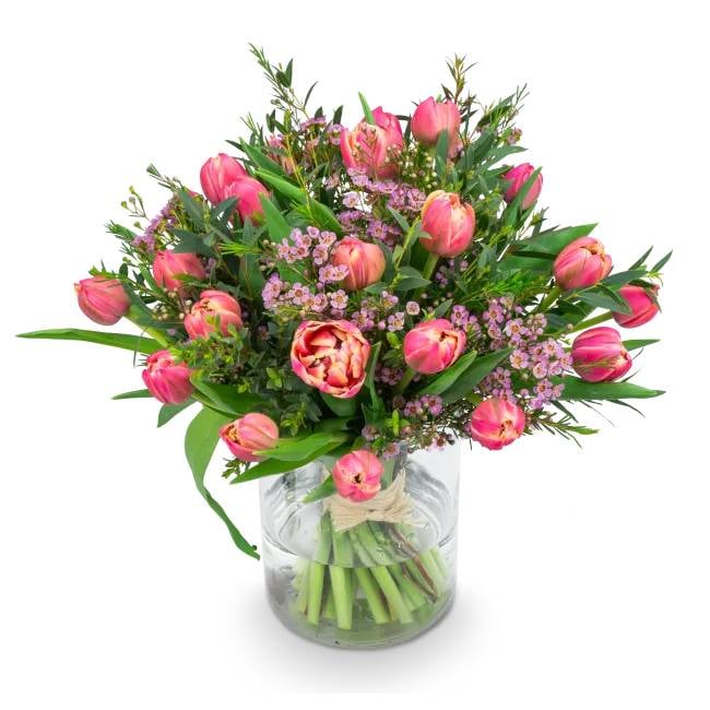 Bouquet of tulips in full bloom – Columbo (Small)
