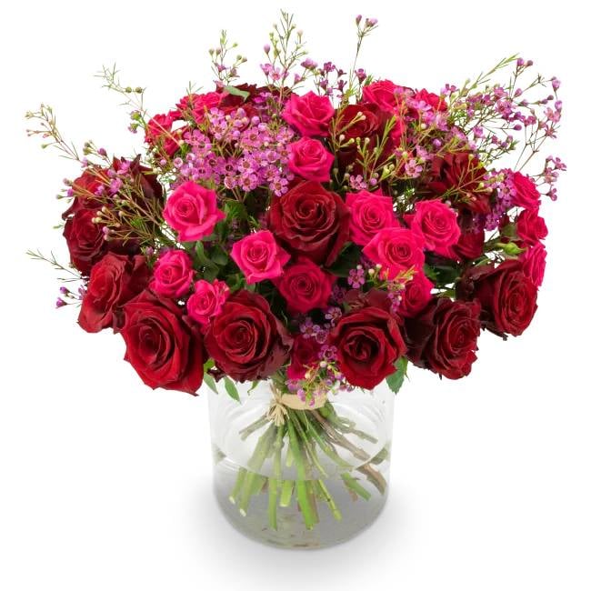 Bouquet of roses – Scarlet (Small)