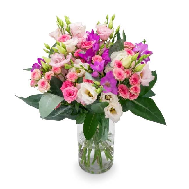 Flower of roses, freesias and lisianthus – Zuri (Small)
