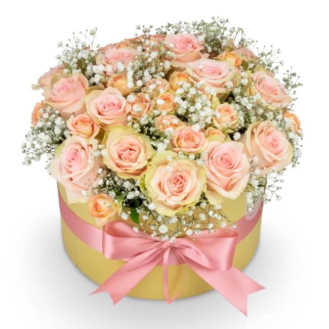 Flower box of roses – Romance (Small)