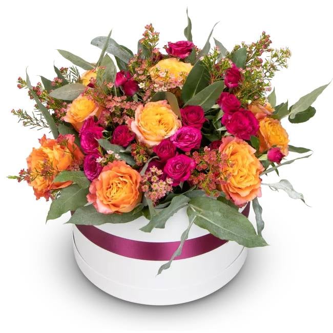 Box with roses – Lola (Small)