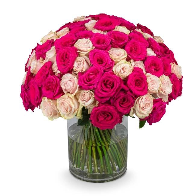 Bouquet od pink roses – Rebecca (11 Stems)