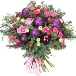 Enchanting New Year Violet Bouquet
