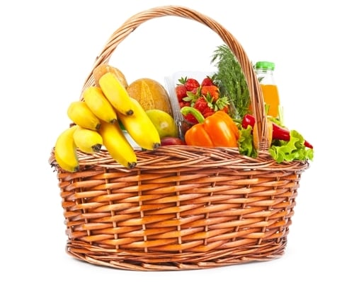 Fresh Organic Food Basket