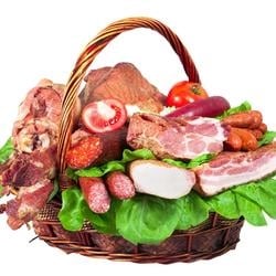 Grand Smoked Meat And Vegetables Basket