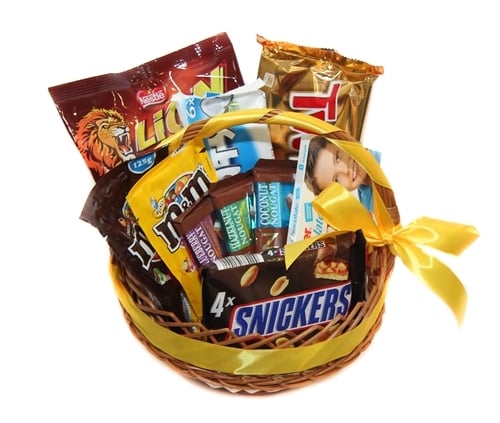 Snack and Chocolate Gift Basket