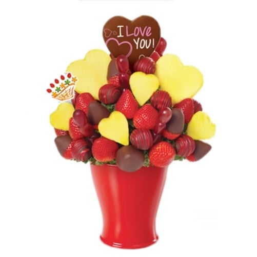 I Love You Fruit Arrangement