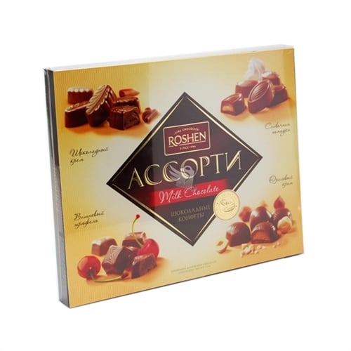 Assortment chocolates from Roshen