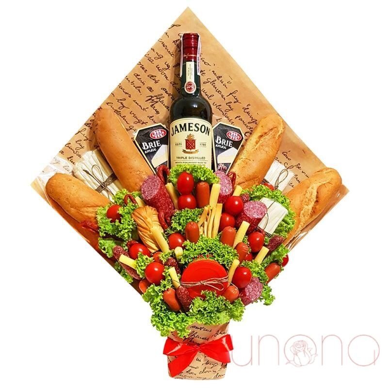 Jameson And Brie Man Bouquet