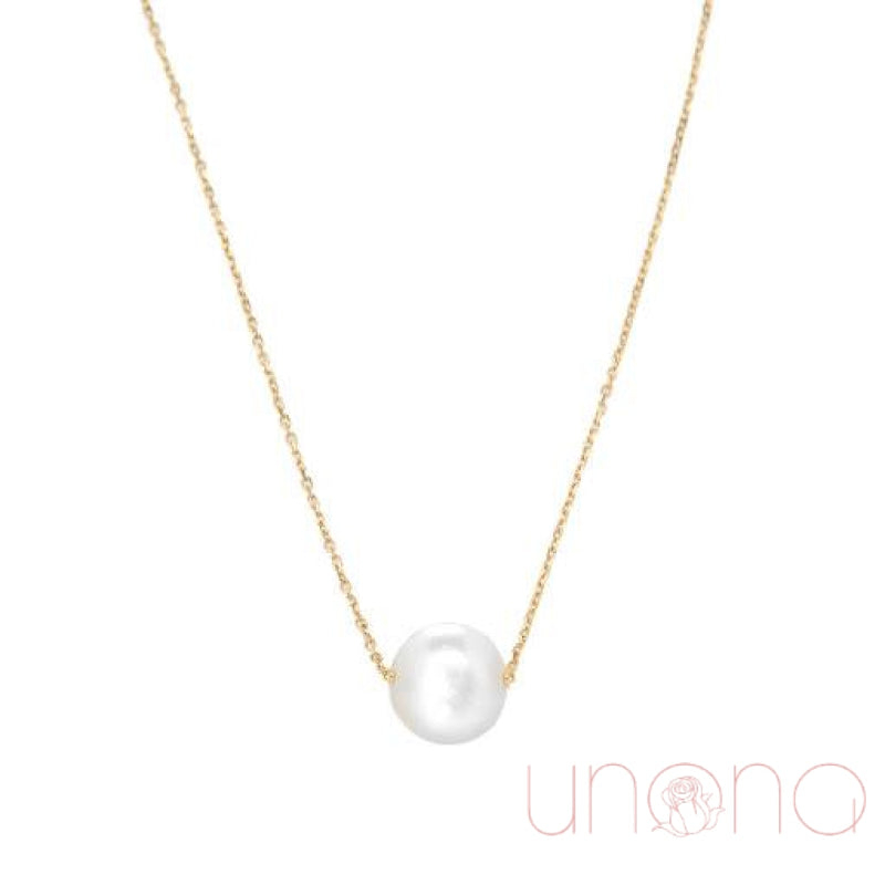 Beautiful Freshwater Pearl Gold Necklace