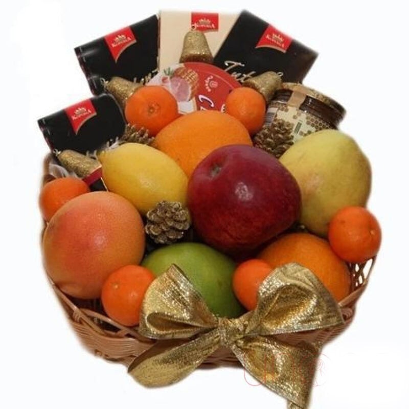 Chocolate, Cheese and Fruit Basket (regular)