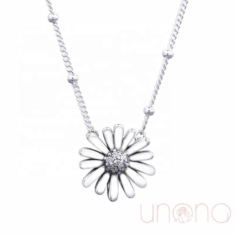 Daisy Silver Necklace