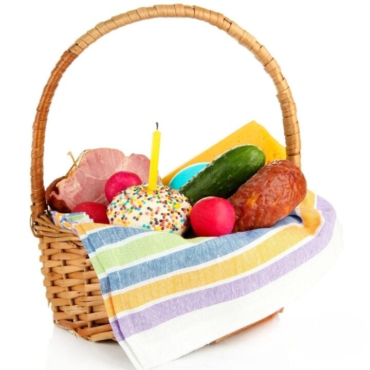 Easter Blessing and Cheer Gift Basket (regular - 10 pounds)