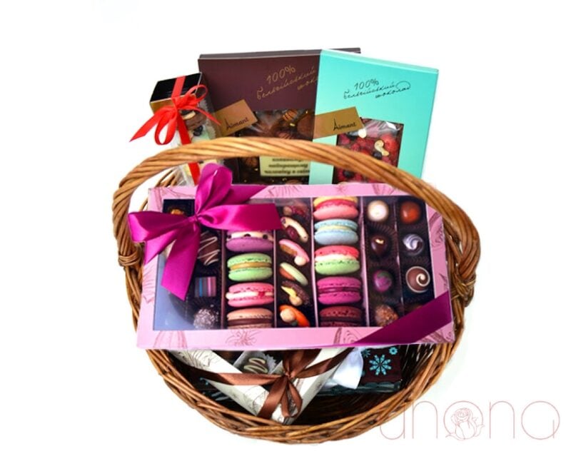 Fancy Chocolate Gift Basket