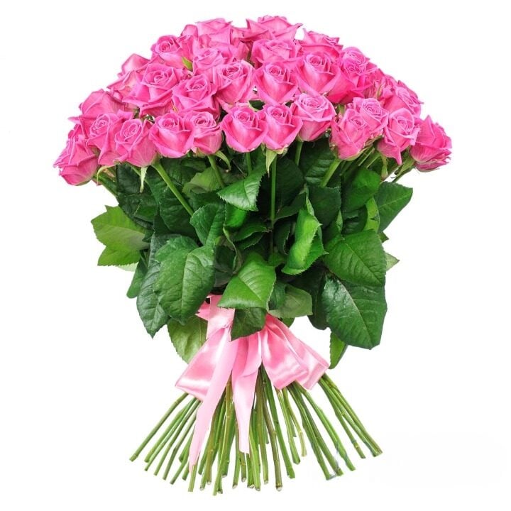 Gorgeous Bouquet of 57 Pink Roses