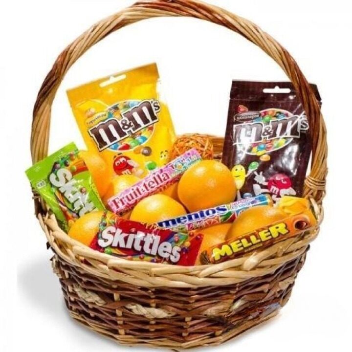 Oranges and Sweets Gift Basket