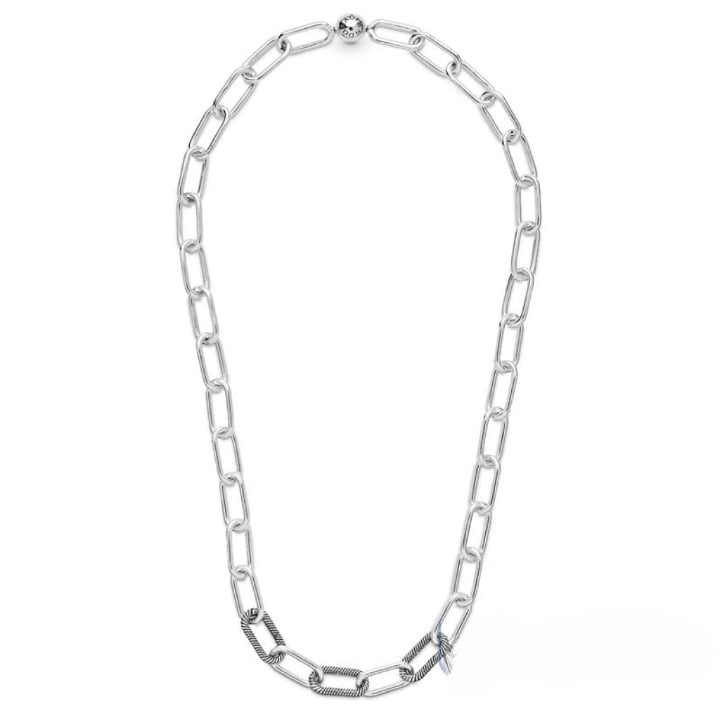 Pandora Style Sterling Silver Link Necklace