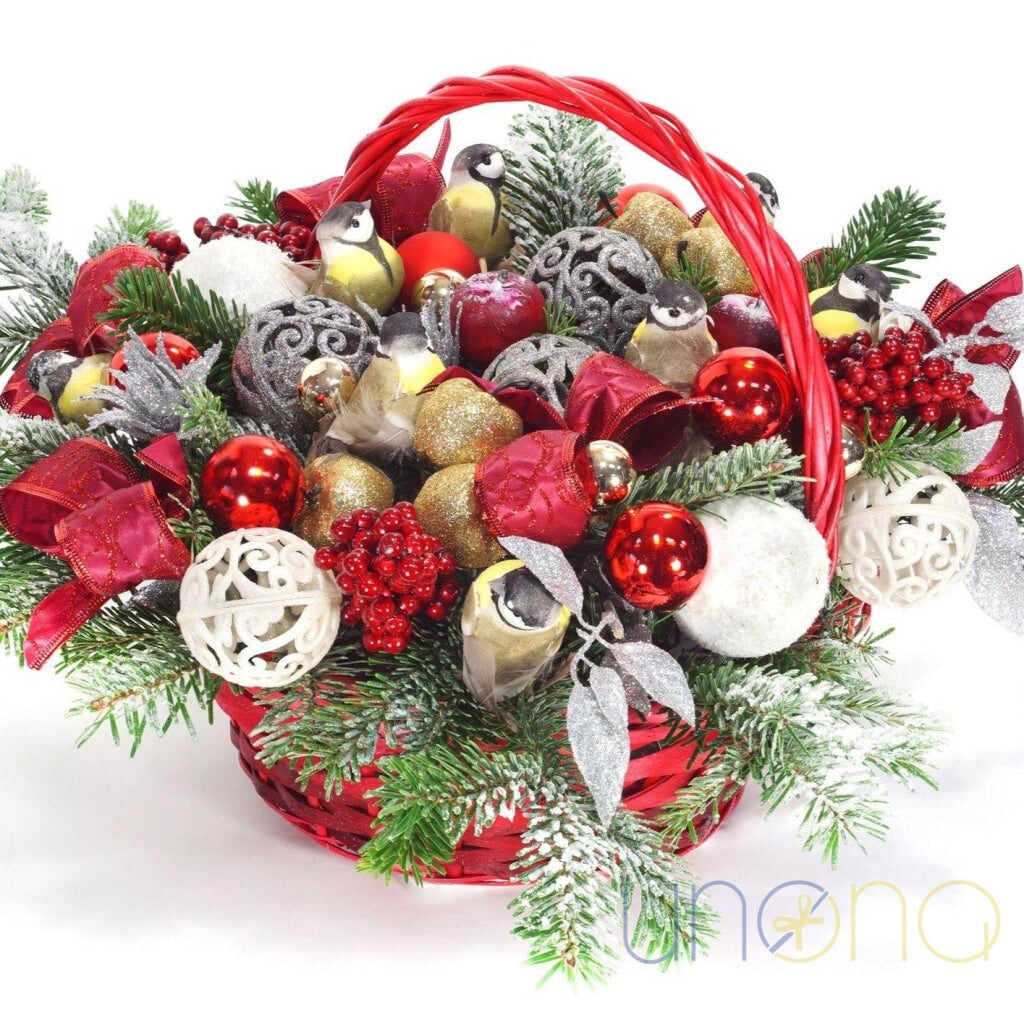 Ravishing Red Christmas Arrangement