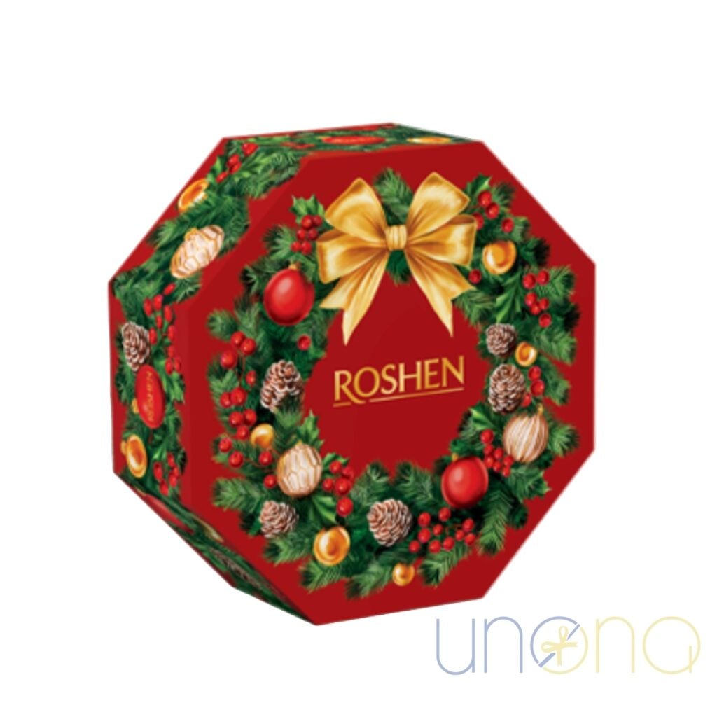 Roshen Christmas Chocolate Wreath Gift Box