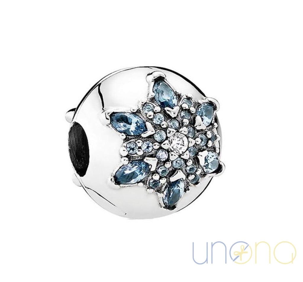 Snowflake Clip Charm