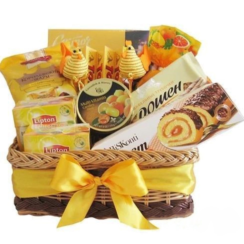 Sweet Sunshine Basket (regular - 5 pounds)