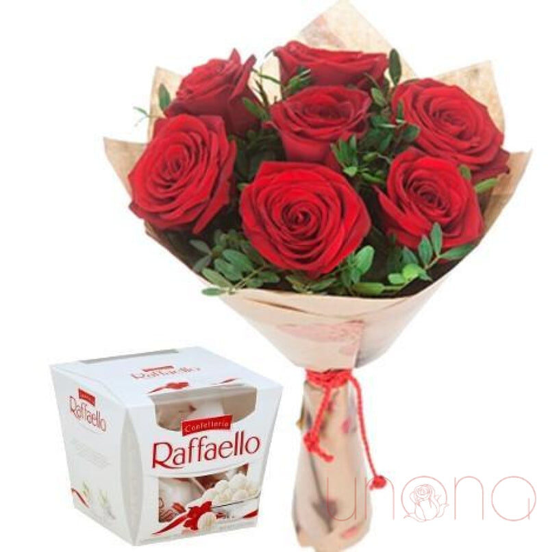 "Thinking about You" set (red / standard (local flowers))