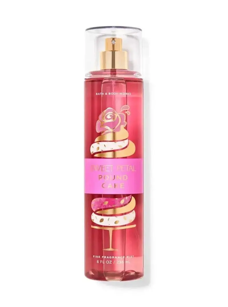 Bath & Body Works Sweet Petal Pound Cake Fragrance Mist 236ml