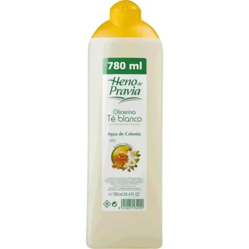 Heno de Pravia Agua de Colonia Glicerina Te Blanco 780ml