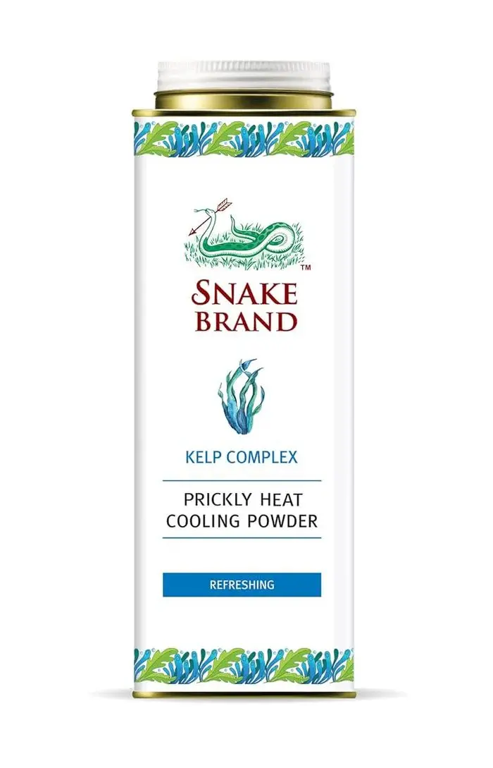 Snake Brand Prickly Heat Cooling Powder Kelp Complex