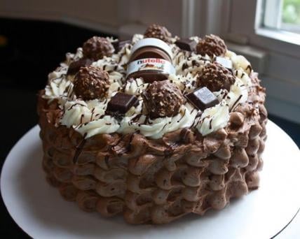 Nutella Choco Cake (1 Kg Cake)
